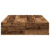 Rám postele s úložným prostorem Staré dřevo 120x190 cm 3335427