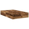 Rám postele s úložným prostorem Staré dřevo 120x190 cm 3335427