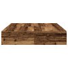 Rám postele s úložným prostorem Staré dřevo 135x190 cm 3335443
