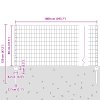 Euro plot s 5 U podpěrami Zelený 0.8x10 m Ocel 3335974