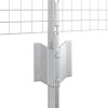 svařovaný drátěný plot s 44 U sloupky Stříbrná 0.6x100 m Ocel 3336422