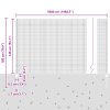 Svařované drátěné oplocení s 22 U sloupky Zelená 1.4x50 m Ocel 3336525