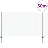 Svařované drátěné oplocení s 22 U sloupky Zelená 1.4x50 m Ocel 3336525