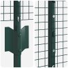 Svařované drátěné oplocení s 22 U sloupky Zelená 1.4x50 m Ocel 3336525