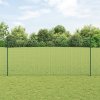 Svařované drátěné oplocení s 22 U sloupky Zelená 1.4x50 m Ocel 3336525
