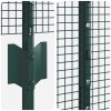 Svařovaný drátěný plot s 22 U sloupky Zelený 1,5x50 m Ocel 3336527
