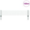 Svařovaný drátěný plot s 44 U sloupky Zelený 0.4x100 m Ocel 3336530