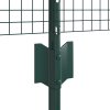 Svařovaný drátěný plot s 44 U sloupky Zelený 0.4x100 m Ocel 3336530