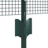 Svářený drátěný plot s 44 U sloupky Zelený 0,5x100 m Ocel 3336533