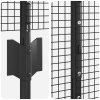 Svařovaná drátěná plotovina s 10 U sloupky Šedá 1,4x10 m Ocel 3336570