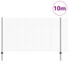 Svárná drátěná oplocenka s 10 U sloupky šedá 1.4x10 m ocel 3336573