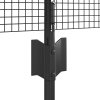 Svařovaný drátěný plot s 11 U příspěvky Šedá 0.4x25 m Ocel 3336581
