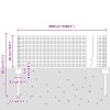 Svařovaný drátěný plot s 22 U sloupky šedý 0,4x50 m ocel 3336618
