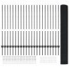 Svařované drátěné oplocení s 44 U sloupky Šedá 1.2x50 m Ocel 3336637