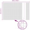 Svařovaný drátěný plot s U sloupky šedý 1,2 x 50 m ocel 3336638