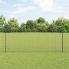 Svařovaná drátěná ohrada s 44 U sloupky Šedá 1.4x50 m Ocel 3336643