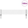 Svařované drátěné oplocení s 44 U sloupky Šedá 0,4x100 m Ocel 3336646