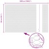 Plotové sloupky vidaXL 11 ks U-Channel zelené 150 cm ocel, Šestiúhelníkový plot vidaXL zelený 1,5x50 m ocel 3336765