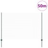 Plotové sloupky vidaXL 11 ks U-Channel zelené 150 cm ocel, Šestiúhelníkový plot vidaXL zelený 1,5x50 m ocel 3336765