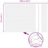 Sloupky plotu 22 ks U-Channel 150 cm pozinkovaná ocel 3337082