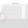Plotové sloupky 22 ks U-Channel 160 cm pozinkovaná ocel 3337084