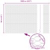 Plotové sloupky 22 ks U-Channel 160 cm pozinkovaná ocel 3337084
