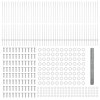 Plotové sloupky 22 ks U-Channel 160 cm pozinkovaná ocel 3337084