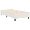 Postel Box Spring Krémová Jednolůžková Manšestr 3337384
