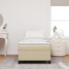Boxspring postel světle zelená šedá 100x200 cm sametová látka 3337396
