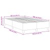 Box Springs Postel Modrá Malá Dvojpostel Manšestr 3337400