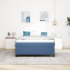 Boxspring postel Modrá 160x200 cm manšestr 3337420