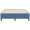 Boxspring postel Modrá 160x200 cm manšestr 3337420