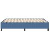 Boxspring postel Modrá 160x200 cm manšestr 3337420