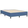 Boxspring postel Modrá 160x200 cm manšestr 3337420