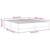 Boxspring postel Modrá 160x200 cm manšestr 3337420