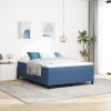 Boxspring postel Modrá 160x200 cm manšestr 3337420
