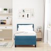 Boxspring postel s matrací tmavě modrá 80x200 cm samet 3339204