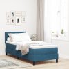 Boxspring postel s matrací tmavě modrá 80x200 cm samet 3339204