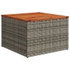 8dílný set zahradního sofa s polštáři šedý poly ratan 3348040