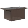 8 kusů zahradního sofa s polstry Hnědý Polyratan 3348764