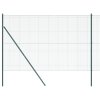svařované drátěné oplocení se 7 sloupky Zelené 1.6x10 m Ocel 3351708