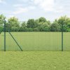 Svařovaný drátěný plot se 13 sloupky Zelená 1,2x50 m Ocel 3351764