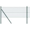 Svařované drátěné oplocení s 13 sloupky Zelené 0.5x100 m Ocel 3351779