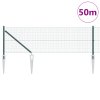 Svařované drátěné oplocení s 13 hroty zelené 0.8x50 m ocel 3352112