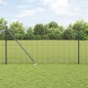 Svařovanej drátěnej plot s 13 hroty, Šedý, 1.2x50 m, ocel 3352238