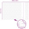 Hexagonální plot šedý 0.4x100 m ocel 3353294