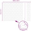 Šestiúhlý plot Šedý 0.5x100 m Ocel 3353298