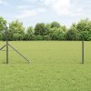 Šestiúhlý plot šedý 0.6x100 m ocel 3353302