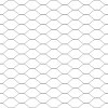 Hexagonální plot šedý 1x100 m ocel 3353308