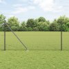 Šestiúhelníkový plot šedý 1,2x100 m z oceli 3353311